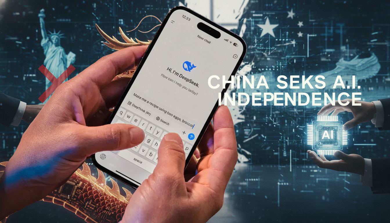 China Seeks A.I. Independence, Weakening Trump’s Leverage