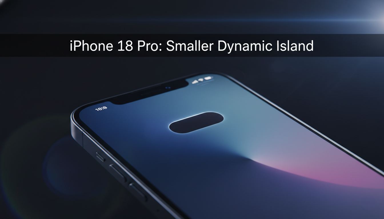 iPhone 18 Pro Rumored to Feature Smaller Dynamic Island