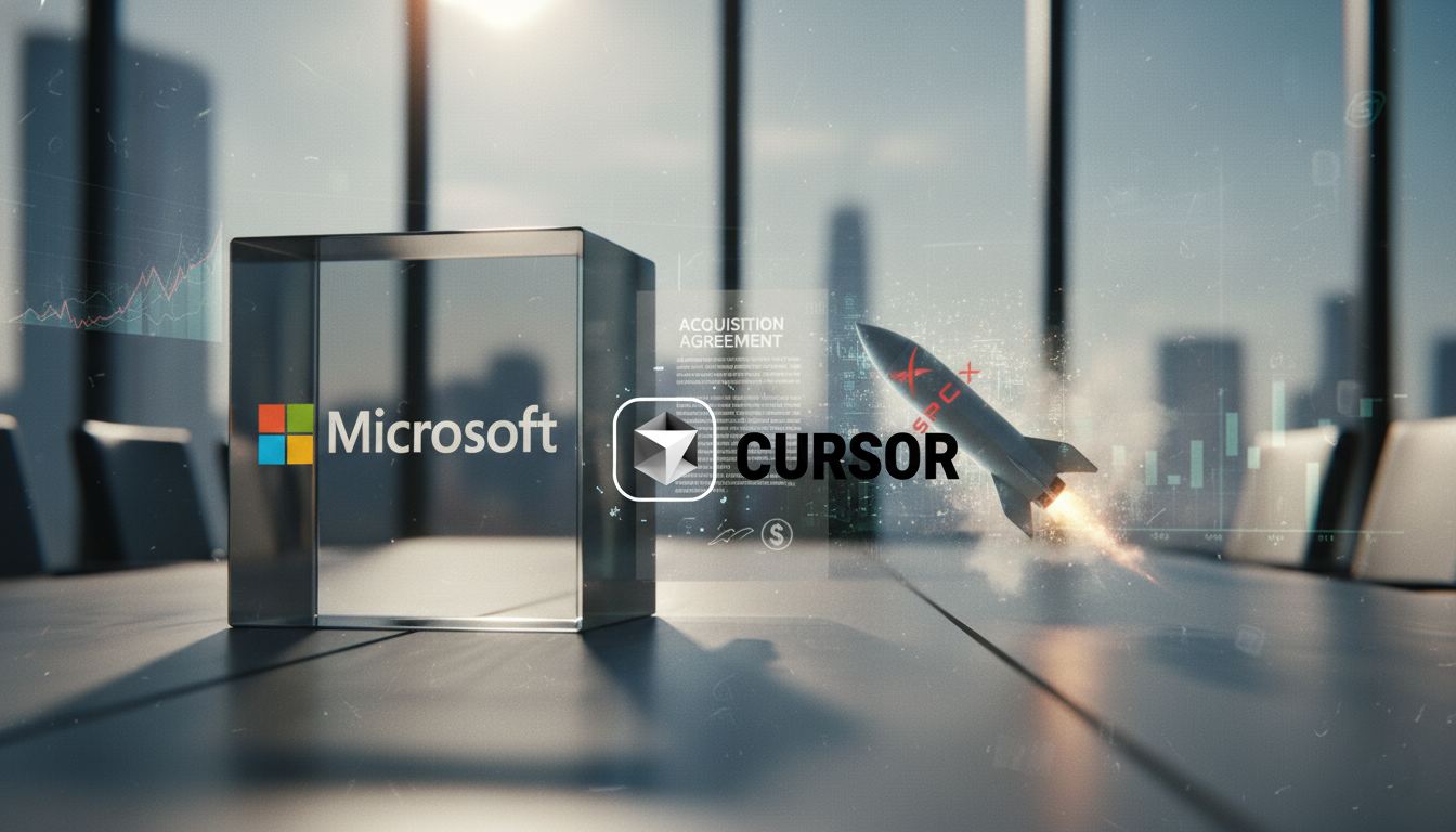 Microsoft Want To Buying Cursor Before SpaceX's $60 Billion Deal