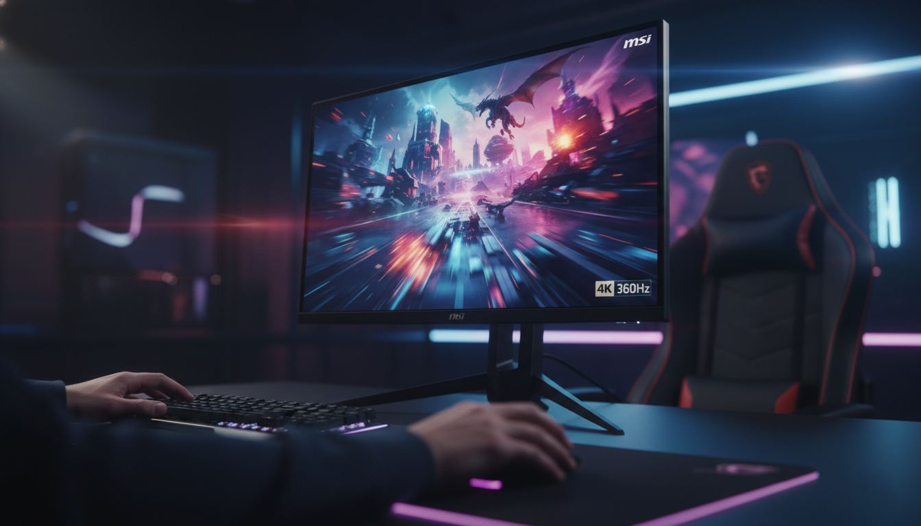 MSI to debut triple-mode 4K 360Hz QD-OLED gaming monitor