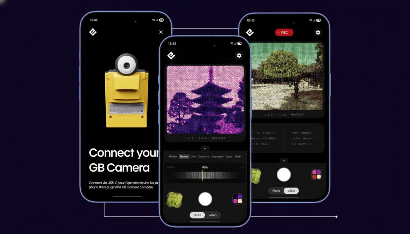 You can now use the Game Boy Camera with your phone