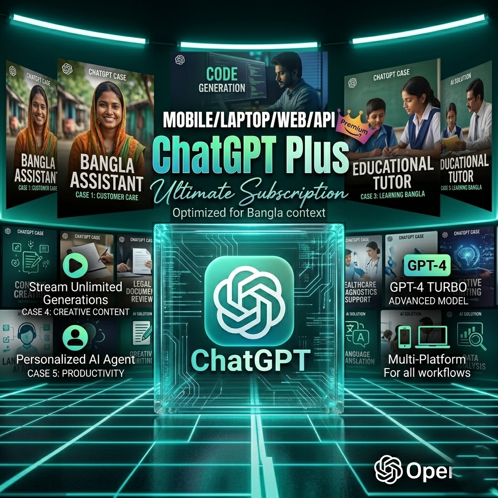 Chatgpt Subscription (Mobile/PC/Laptop)