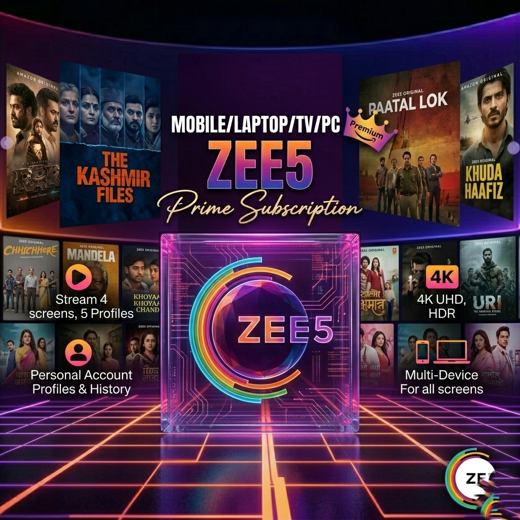 Zee5 Subscription (Mobile/PC/Laptop)